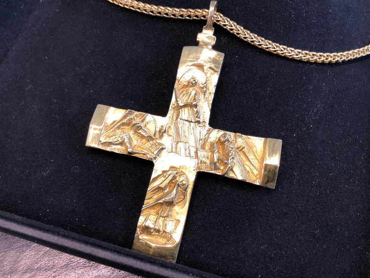 Brustkreuz des Würzburger Bischofs Franz Jung