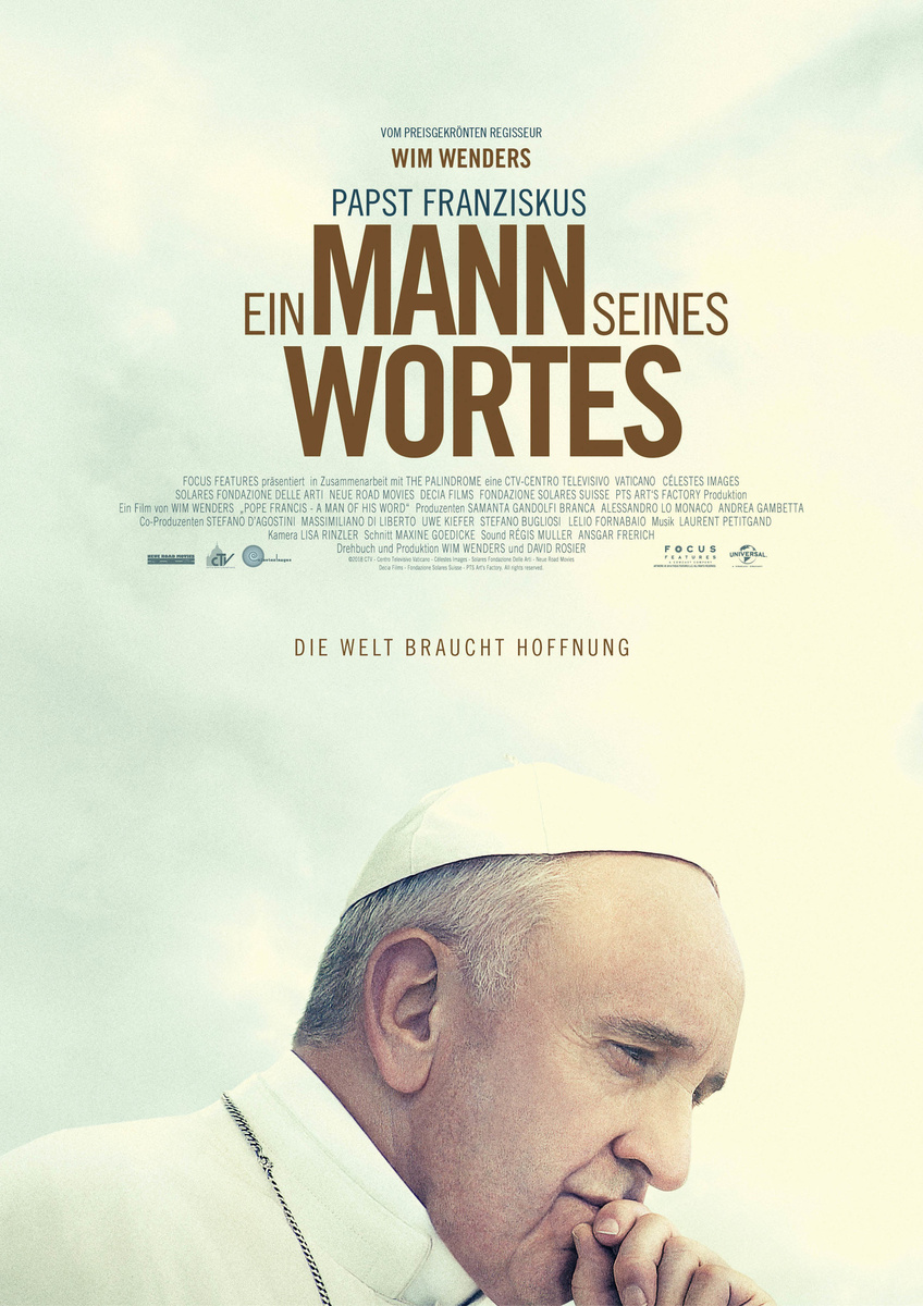 Wim Wenders Und Bischof Jung Bei Filmvorstellung Papst Franziskus